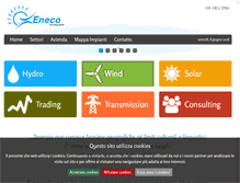 Tablet Screenshot of eneco.it