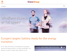 Tablet Screenshot of eneco.com