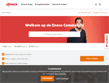 Tablet Screenshot of forum.eneco.nl
